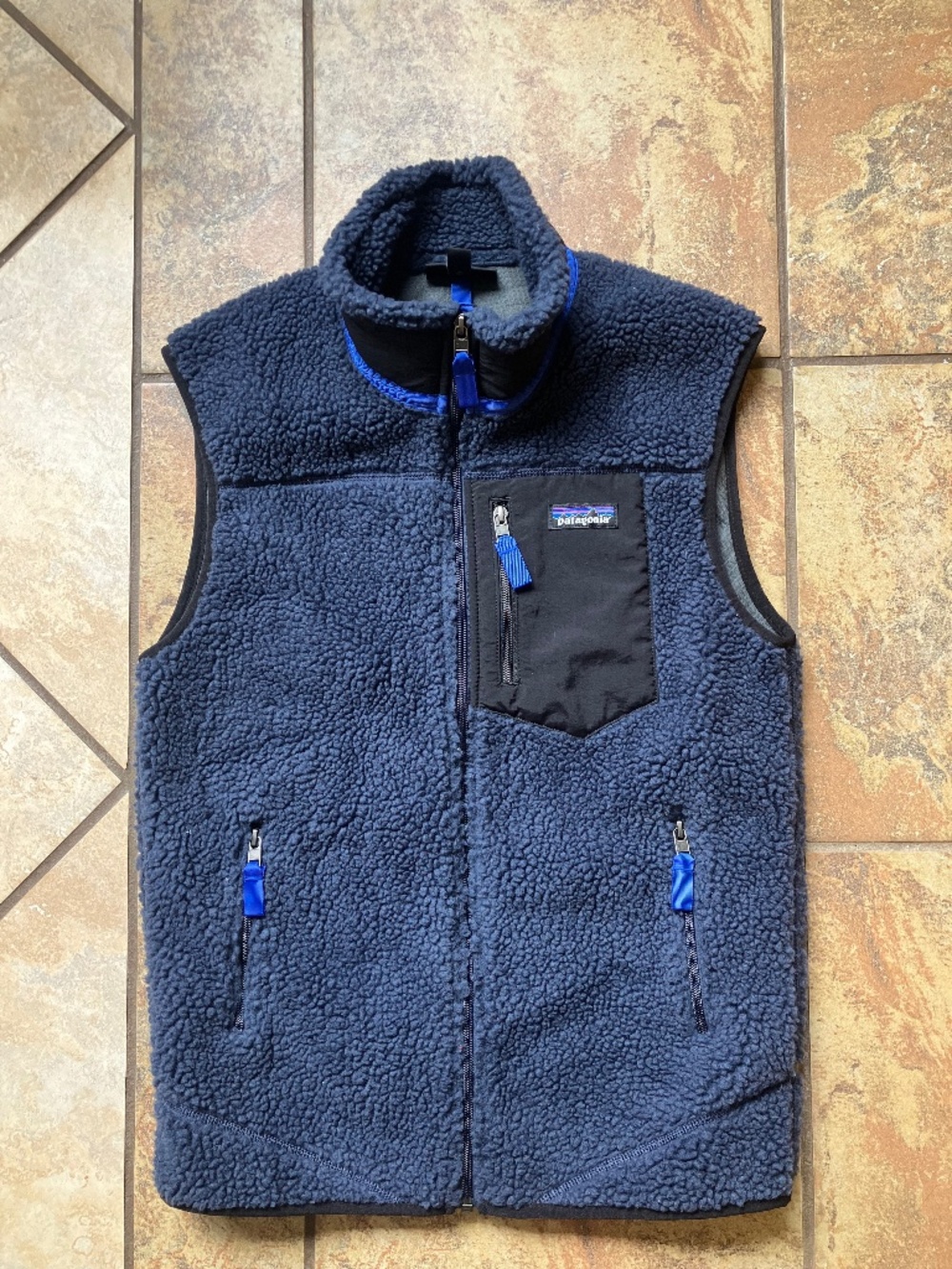 Patagonia Unisex Fleece Vest — Navy | Size Small